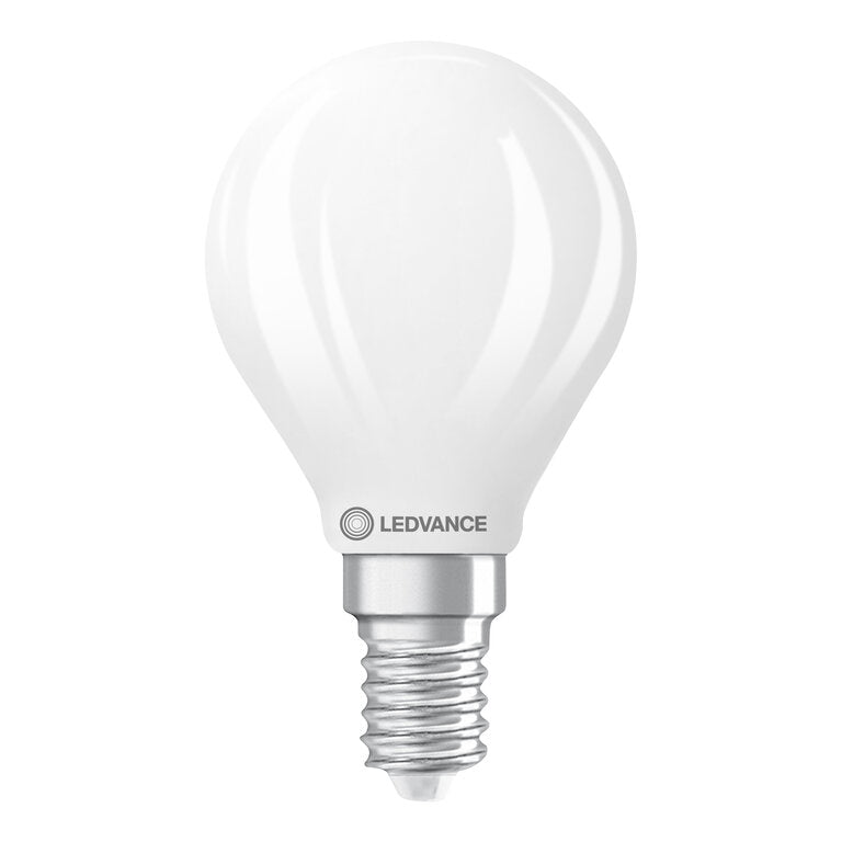 Osram / Ledvance LED Filament Tropfen P matt 320° Performance 3,4-40W/827 warmweiß 470lm E14 220-240V dimmbar