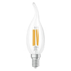 Osram / Ledvance LED Filament Superstar Kerze BA klar Windstoß 320° 3,4-40W/827 warmweiß 470lm E14 220-240V dimmbar