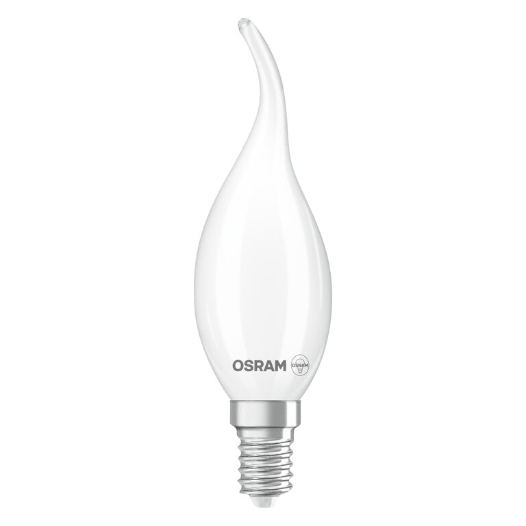 Osram / Ledvance LED Filament Superstar Kerze BA matt Windstoß 320° 3,4-40W/827 warmweiß 470lm E14 220-240V dimmbar