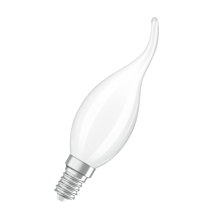 Osram / Ledvance LED Filament Superstar Kerze BA matt Windstoß 320° 3,4-40W/827 warmweiß 470lm E14 220-240V dimmbar