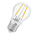 Osram / Ledvance LED Filament Superstar Tropfen P klar 320° 1,8-25W/827 warmweiß 250lm E27 220-240V dimmbar