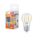 Osram / Ledvance LED Filament Superstar Tropfen P klar 320° 1,8-25W/827 warmweiß 250lm E27 220-240V dimmbar