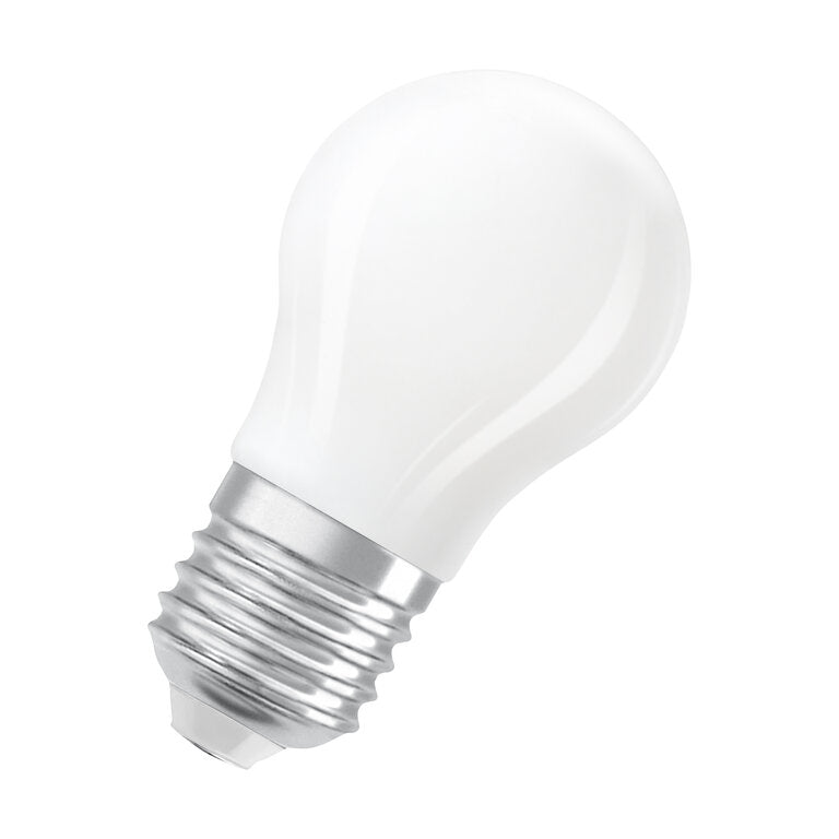 Osram / Ledvance LED Filament Superstar Tropfen P matt 320° 3,4-40W/827 warmweiß 470lm E27 220-240V dimmbar