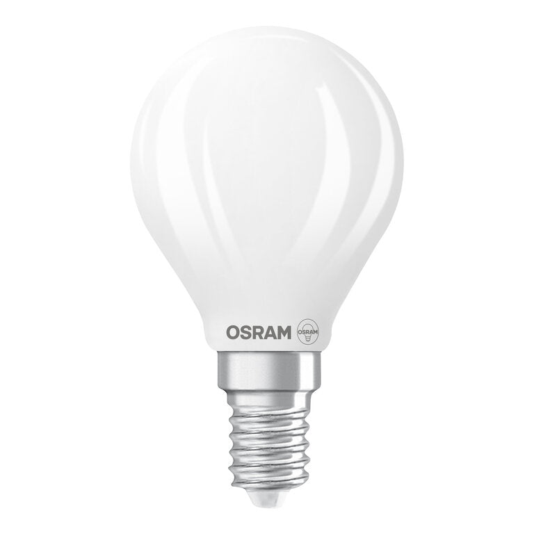Osram / Ledvance LED Filament Superstar Tropfen P matt 320° 3,4-40W/840 kaltweiß 470lm E14 220-240V dimmbar