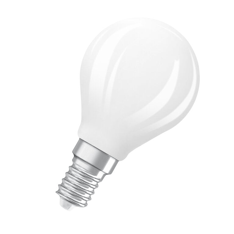 Osram / Ledvance LED Filament Superstar Tropfen P matt 320° 3,4-40W/840 kaltweiß 470lm E14 220-240V dimmbar