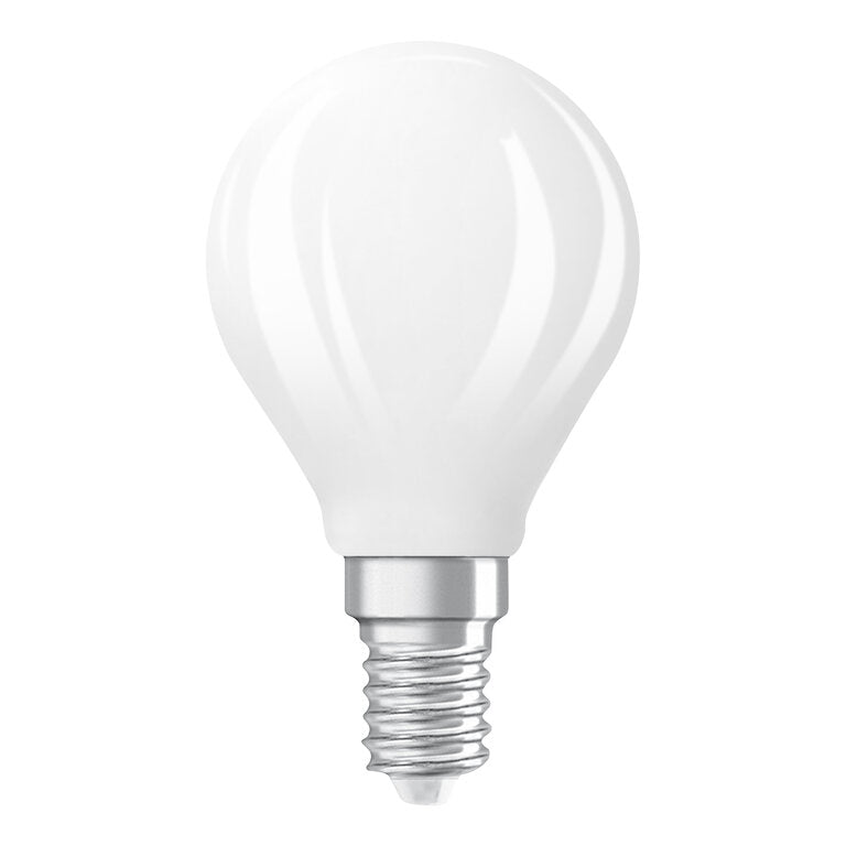 Osram / Ledvance LED Filament Superstar Tropfen P matt 320° 3,4-40W/827 warmweiß 470lm E14 220-240V dimmbar