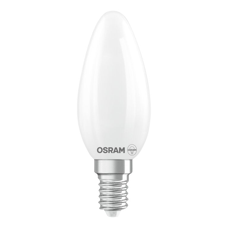 Osram / Ledvance LED Filament Superstar Kerze B matt 320° 1,8-25W/827 warmweiß 250lm E14 220-240V dimmbar