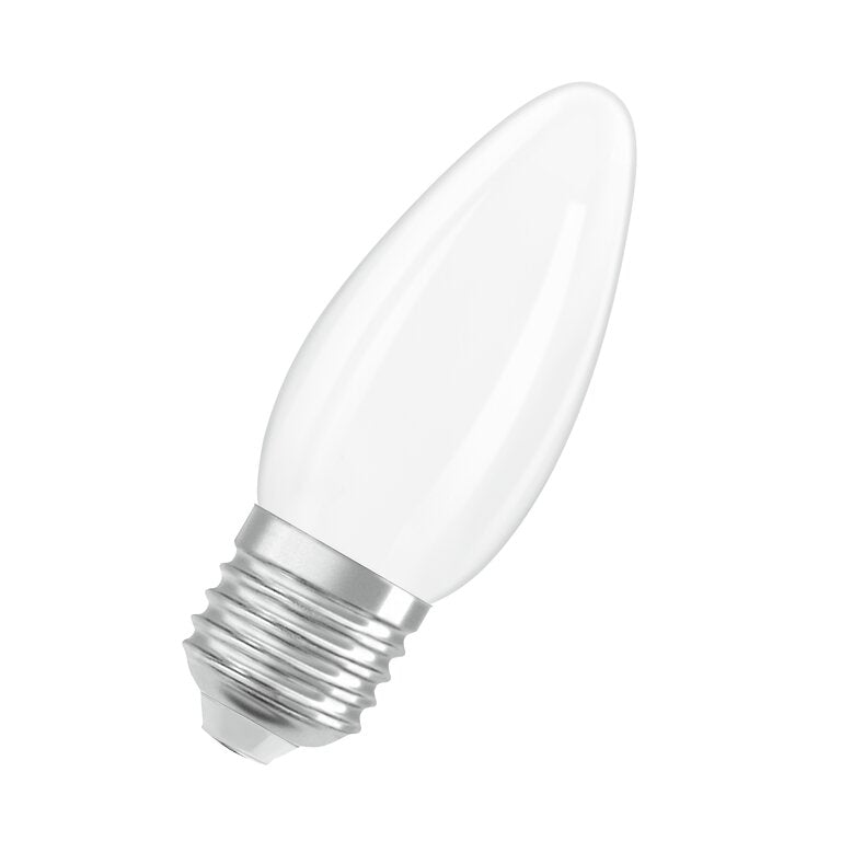 Osram / Ledvance LED Filament Superstar Kerze B matt 320° 3,4-40W/827 warmweiß 470lm E27 220-240V dimmbar