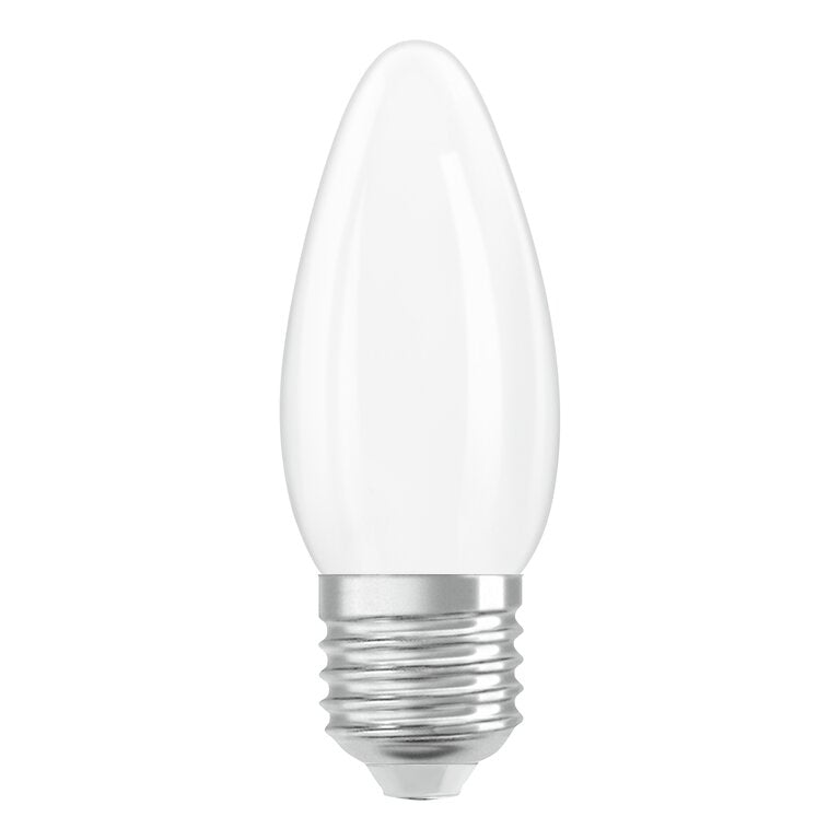 Osram / Ledvance LED Filament Superstar Kerze B matt 320° 3,4-40W/827 warmweiß 470lm E27 220-240V dimmbar