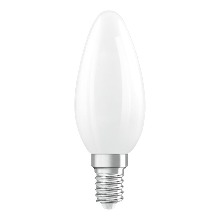 Osram / Ledvance LED Filament Superstar Kerze B matt 320° 3,4-40W/827 warmweiß 470lm E14 220-240V dimmbar
