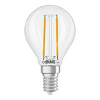 Osram / Ledvance LED Filament Superstar Tropfen P klar 320° 1,8-25W/827 warmweiß 250lm E14 220-240V dimmbar