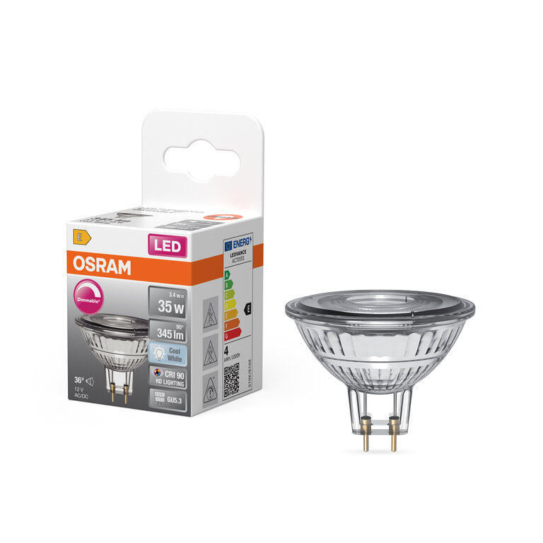 Osram / Ledvance LED Superstar Spot MR16 36° 3,4-35W/940 kaltweiß 345lm GU5.3 12V dimmbar