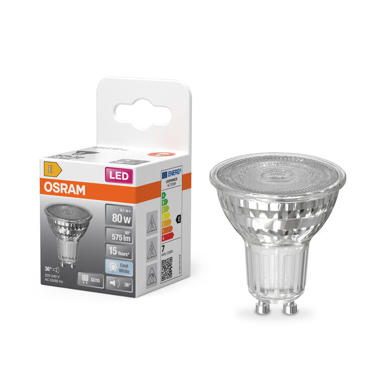 Osram / Ledvance LED Star Spot PAR16 36° 6,1-80W/840 kaltweiß 575lm GU10 220-240V