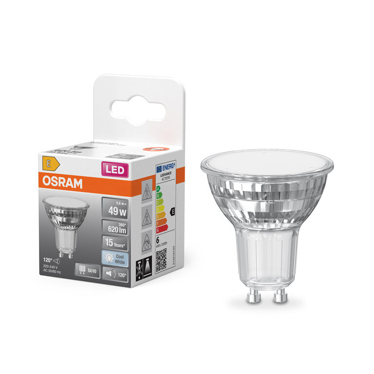 Osram / Ledvance LED Star Spot PAR16 120° 5,6-49 W/840 kaltweiß 620lm GU10 220-240V