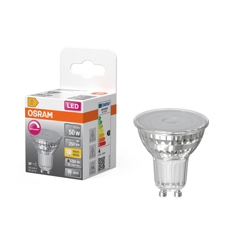 Osram / Ledvance LED Superstar Spot PAR16 36° 3,7-50W/927 warmweiß 350lm GU10 220-240V dimmbar