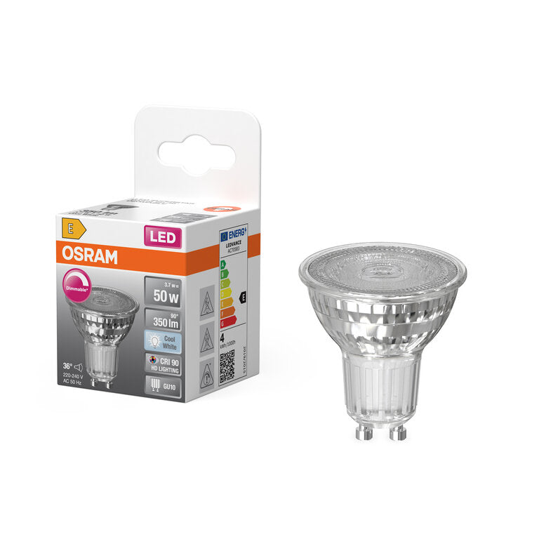Osram / Ledvance LED Superstar Spot PAR16 36° 3,7-50W/940 kaltweiß 350lm GU10 220-240V dimmbar