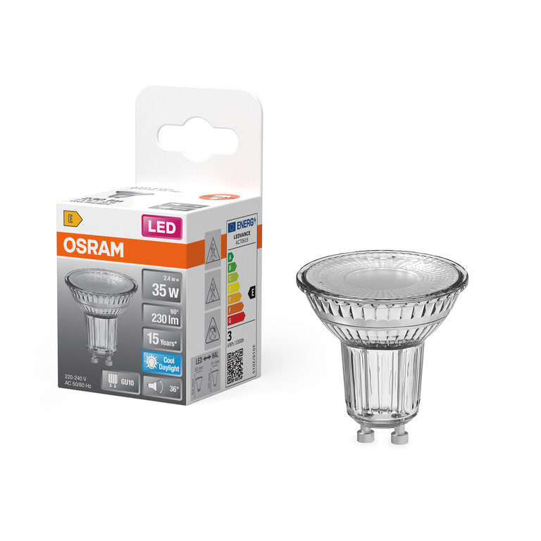 Osram / Ledvance LED Star Spot PAR16 36° 2,4-35W/865 tageslichtweiß 230lm GU10 220-240V