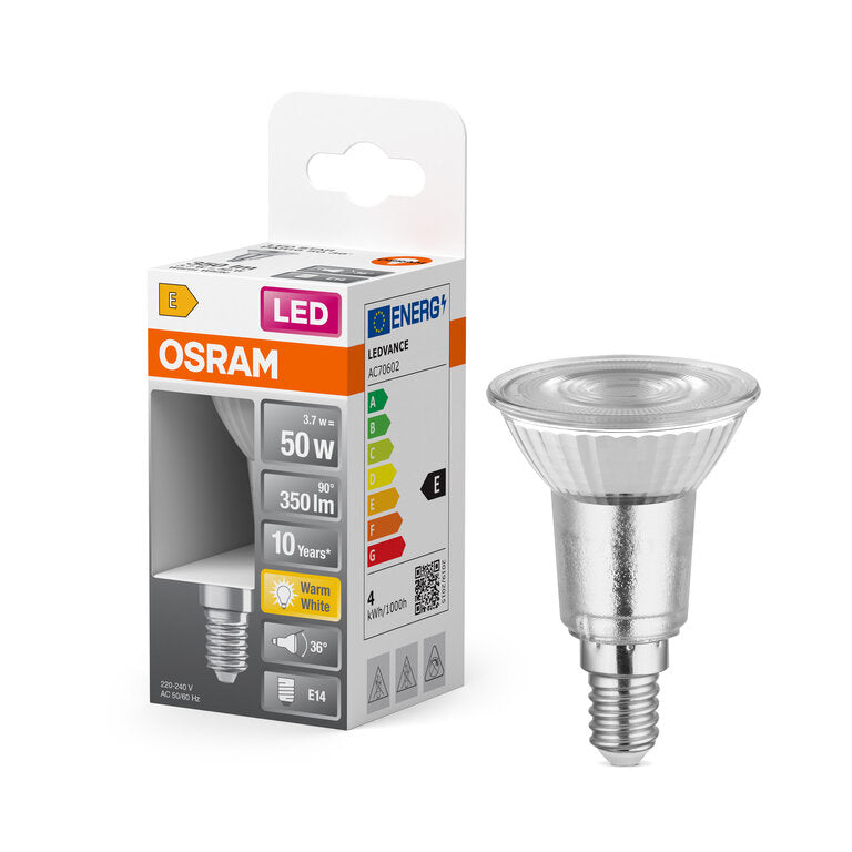 Osram / Ledvance LED Star Spot PAR16 36° 3,7-50W/827 warmweiß 350lm E14 220-240V