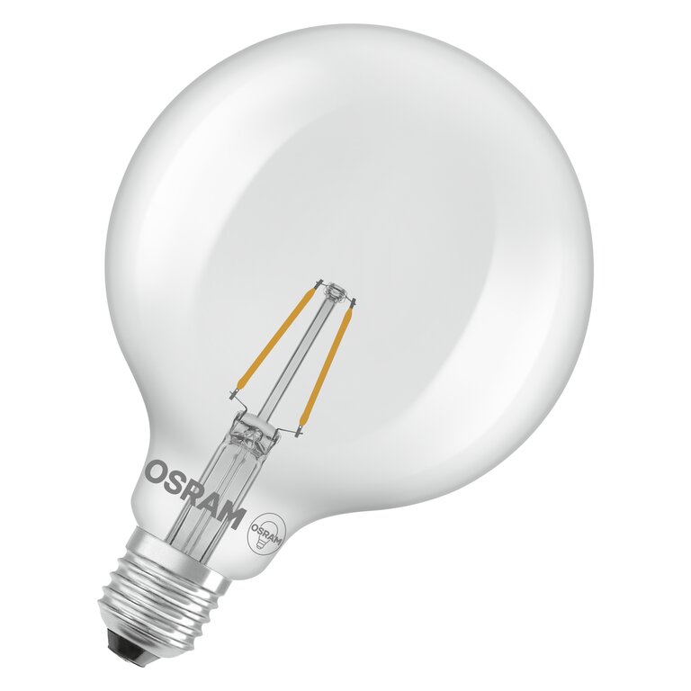 Osram / Ledvance LED Filament Star Globe G125 klar 300° 1,8-25W/827 warmweiß 250lm E27 220-240V