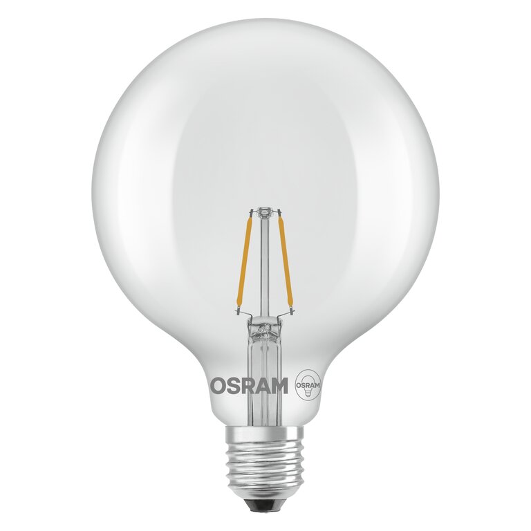 Osram / Ledvance LED Filament Star Globe G125 klar 300° 1,8-25W/827 warmweiß 250lm E27 220-240V
