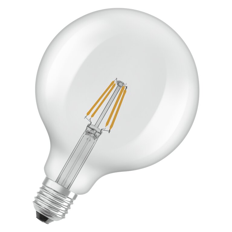 Osram / Ledvance LED Filament Star Globe G125 klar 300° 3,4-40W/827 warmweiß 470lm E27 220-240V