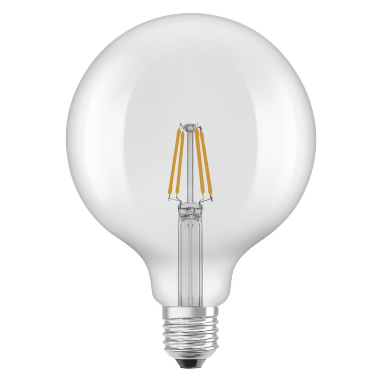 Osram / Ledvance LED Filament Star Globe G125 klar 300° 3,4-40W/827 warmweiß 470lm E27 220-240V