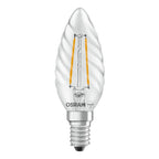 Osram / Ledvance LED Filament Star Kerze BW klar gedreht 300° 1,8-25W/827 warmweiß 250lm E14 220-240V