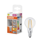 Osram / Ledvance LED Filament Star Tropfen P klar 300° 1-15W/827 warmweiß 136lm E14 220-240V