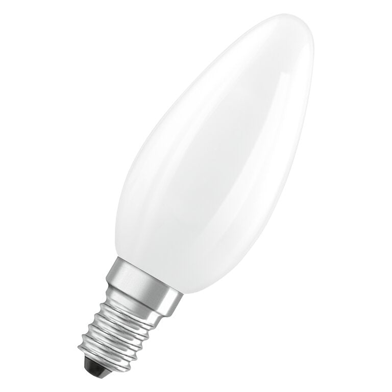 Osram / Ledvance LED Filament Kerze B matt 300° Performance 3,4-40W/827 warmweiß 470lm E14 220-240V