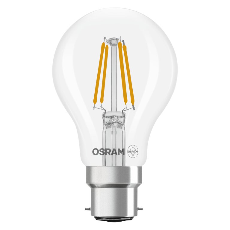 Osram / Ledvance LED Filament Star Classic A klar 300° 3,4-40W/827 warmweiß 470lm B22d 220-240V