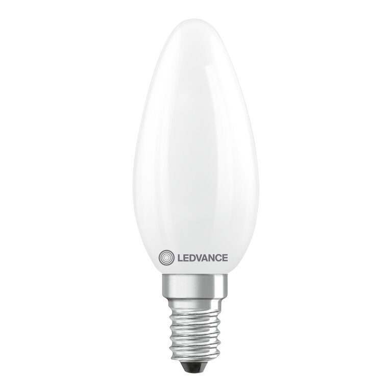 Osram / Ledvance LED Filament Kerze B matt 300° Performance 5,9-60W/827 warmweiß 806lm E14 220-240V