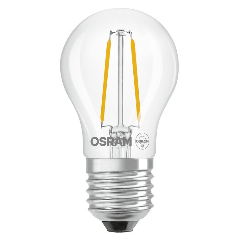 Osram / Ledvance LED Filament Star Tropfen P klar 300° 1,8-25W/840 kaltweiß 250lm E27 220-240V