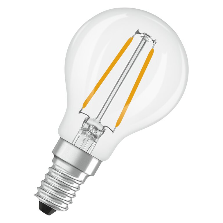 Osram / Ledvance LED Filament Star Tropfen P klar 300° 1,8-25W/840 kaltweiß 250lm E14 220-240V
