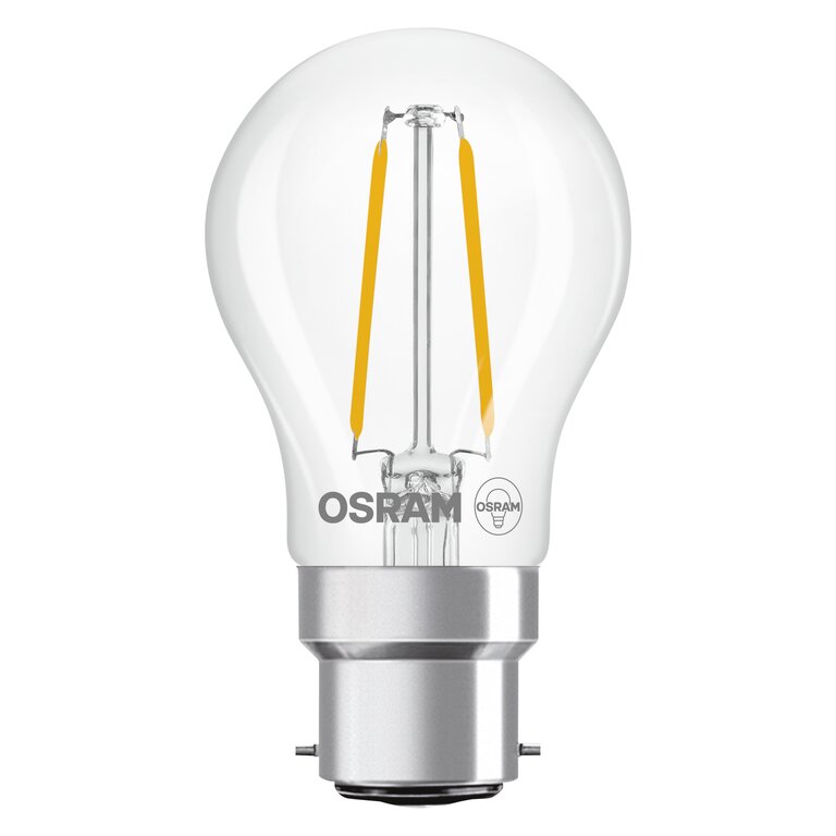 Osram / Ledvance LED Filament Star Tropfen P klar 300° 1,8-25W/827 warmweiß 250lm B22d 220-240V