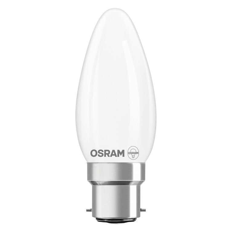 Osram / Ledvance LED Filament Star Kerze B matt 300° 3,4-40W/827 warmweiß 470lm B22d 220-240V