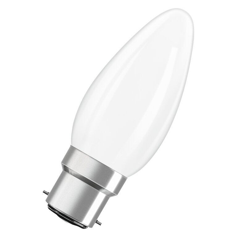 Osram / Ledvance LED Filament Star Kerze B matt 300° 3,4-40W/827 warmweiß 470lm B22d 220-240V