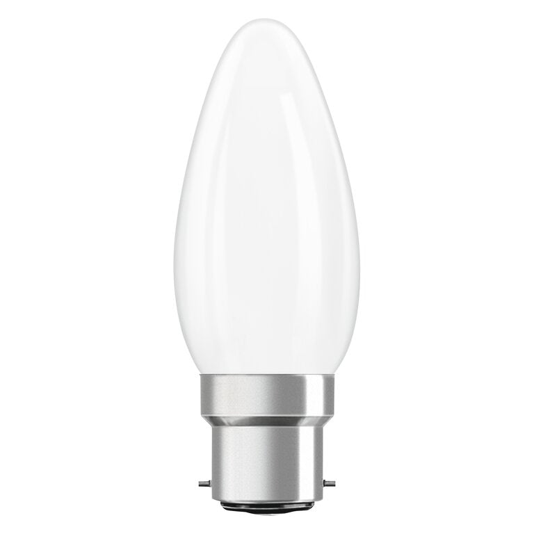 Osram / Ledvance LED Filament Star Kerze B matt 300° 3,4-40W/827 warmweiß 470lm B22d 220-240V