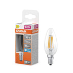 Osram / Ledvance LED Filament Star Kerze B klar 300° 3,4-40W/865 tageslichtweiß 470lm E14 220-240V