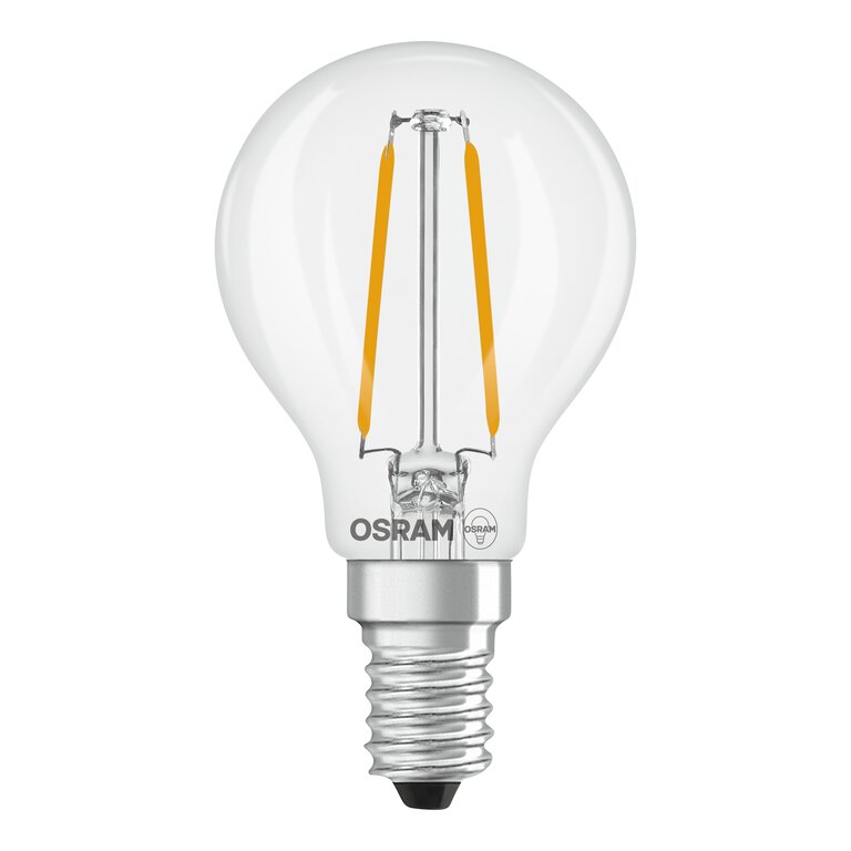 Osram / Ledvance LED Filament Star Tropfen P klar 300° 1,8-25W/827 warmweiß 250lm E14 220-240V