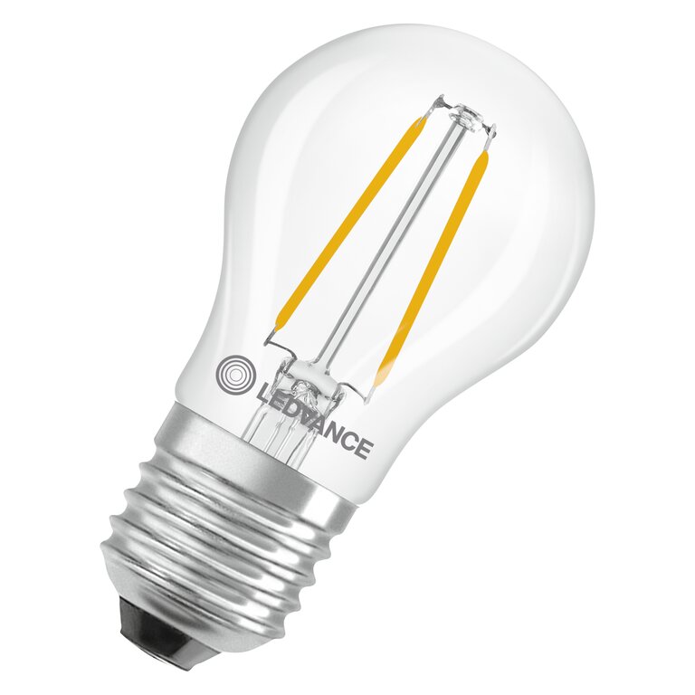 Osram / Ledvance LED Filament Tropfen P klar 300° Performance 1-15W/827 warmweiß 136lm E27 220-240V