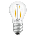 Osram / Ledvance LED Filament Tropfen P klar 300° Performance 1-15W/827 warmweiß 136lm E27 220-240V