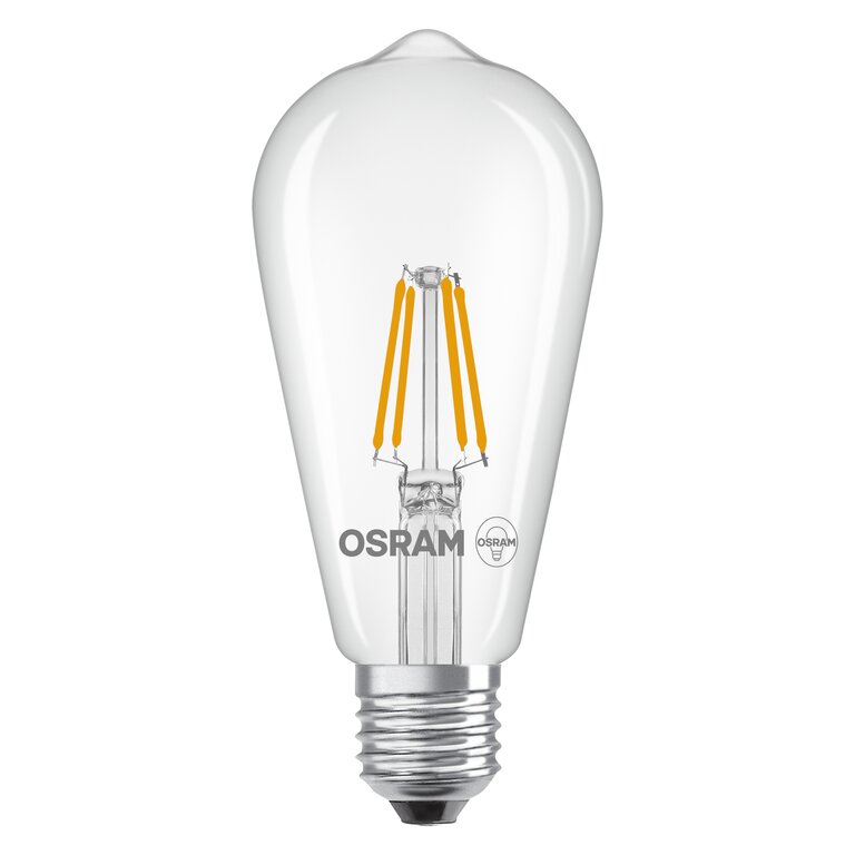 Osram / Ledvance LED Filament Star Edison ST klar 300° 3,4-40W/827 warmweiß 470lm E27 220-240V