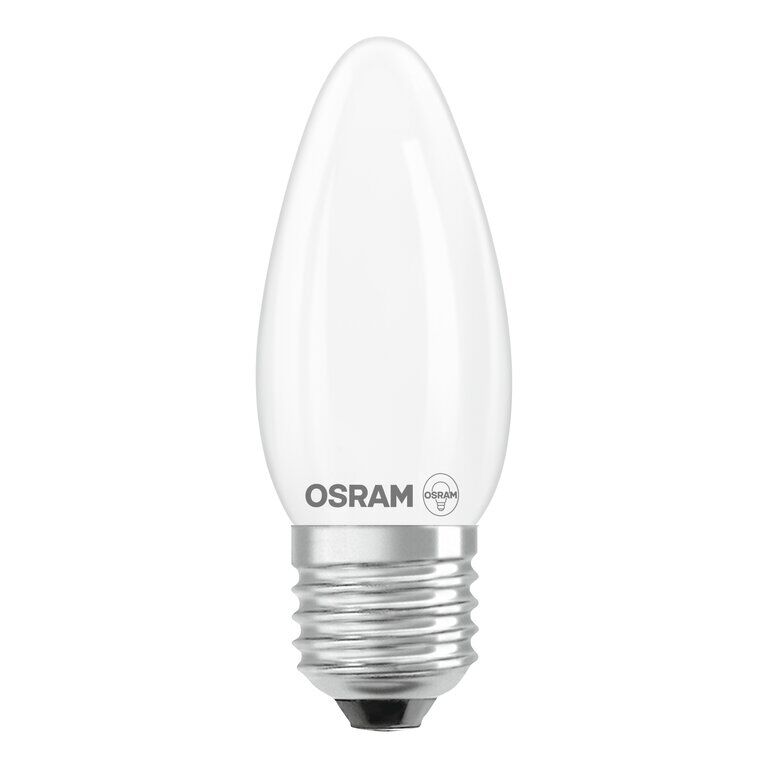 Osram / Ledvance LED Filament Star Kerze B matt 300° 3,4-40W/840 kaltweiß 470lm E27 220-240V