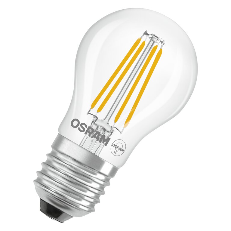 Osram / Ledvance LED Filament Star Tropfen P klar 300° 3,4-40W/840 kaltweiß 470lm E27 220-240V