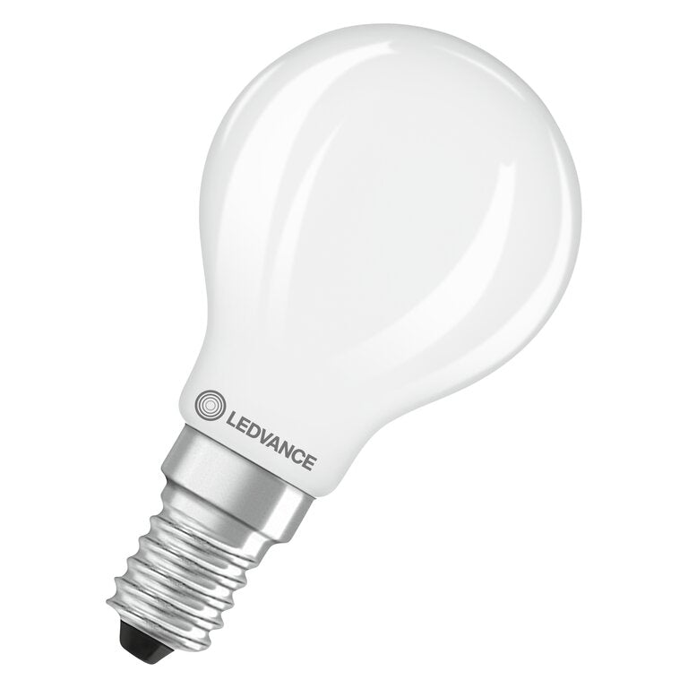 Osram / Ledvance LED Filament Tropfen P matt 300° Performance 3,4-40W/827 warmweiß 470lm E14 220-240V