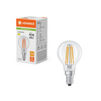 Osram / Ledvance LED Filament Tropfen P klar 300° Performance 3,4-40W/827 warmweiß 470lm E14 220-240V