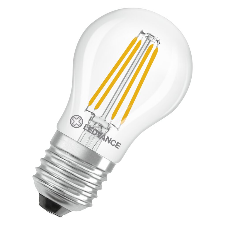 Osram / Ledvance LED Filament Tropfen P klar 300° Performance 5,9-60W/827 warmweiß 806lm E27 220-240V