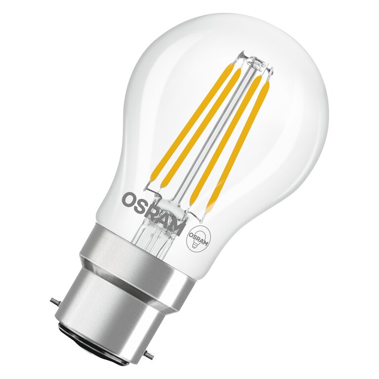 Osram / Ledvance LED Filament Star Tropfen P klar 300° 3,4-40W/827 warmweiß 470lm B22d 220-240V