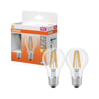 Osram / Ledvance LED Filament Star Classic A klar 300° 5,9-60W/827 warmweiß 806lm E27 220-240V 2er Pack