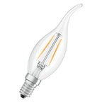 Osram / Ledvance LED Filament Star Kerze BA klar Windstoß 300° 1,8-25W/827 warmweiß 250lm E14 220-240V